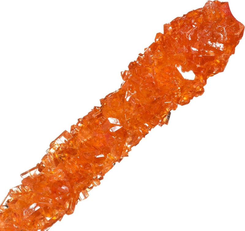 Candy Envy Orange Rock Candy Sugar Sticks - Orange Flavored - 24 Individually Wrapped Candy - Image 5